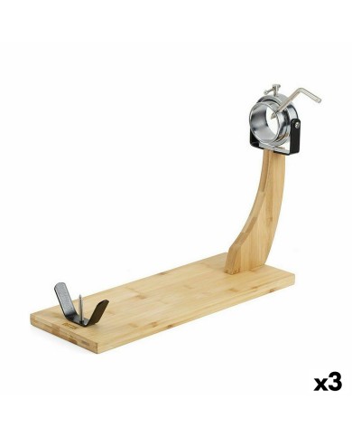 Porta prosciutto Quttin Bambù 48 x 18 x 2 cm (3 Unità) Porta prosciutto Quttin Bambù 48 x 18 x 2 cm (3 Unità)