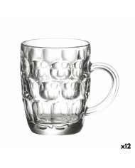 Set di Caraffe La Mediterránea Abadia Birra 600 ml 2 Pezzi (12 Unità)