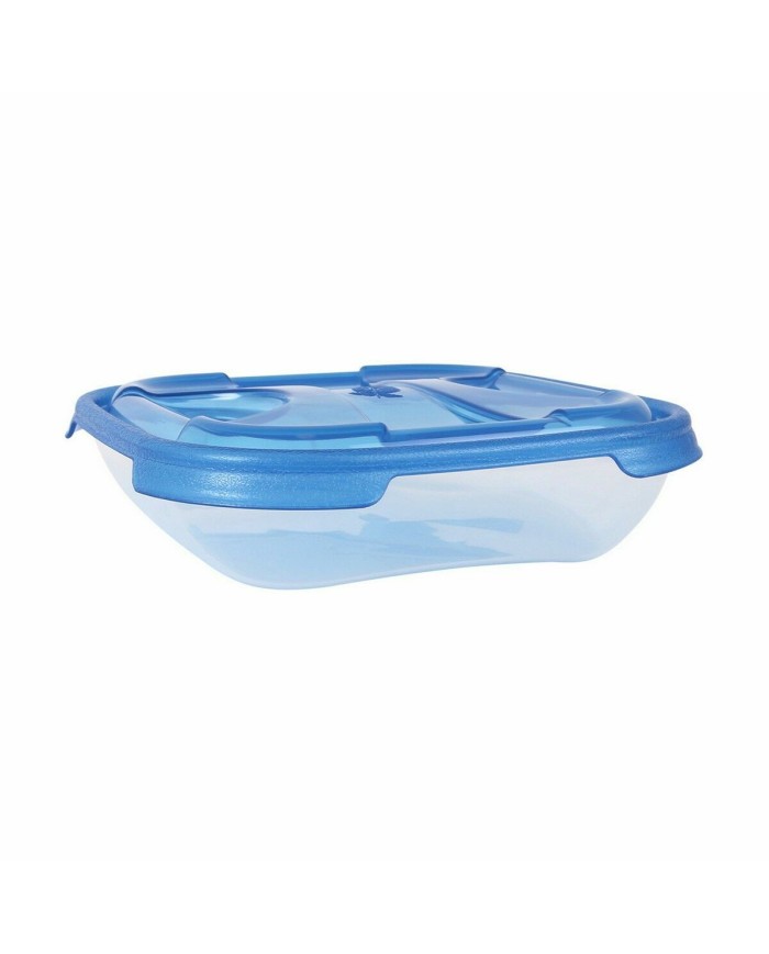 Set di scatole porta pranzo Tontarelli Nuvola 500 ml Azzurro Quadrato 4 Pezzi (12 Unità)