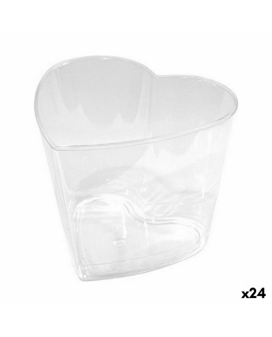 Set di ciotole riutilizzabili Algon Cuore 10 Pezzi 5,5 x 5 x 4,3 cm (24 Unità) Set di ciotole riutilizzabili Algon Cuore 10 Pezzi 5,5 x 5 x 4,3 cm (24 Unità)