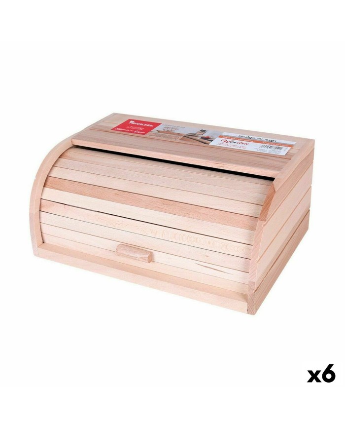 Portapane Quttin Mobile Griglia otturatore Legno 37,5 x 26,5 x 16 cm (6 Unità)