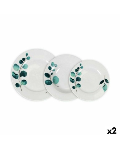 Set di Stoviglie La Mediterránea Detroit Rotonda 18 Pezzi (2 Unità)