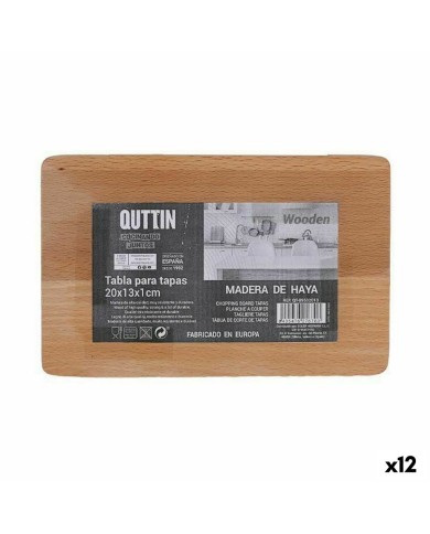 Tagliere Quttin 20 x 13 x 1 cm (12 Unità) Tagliere Quttin 20 x 13 x 1 cm (12 Unità)