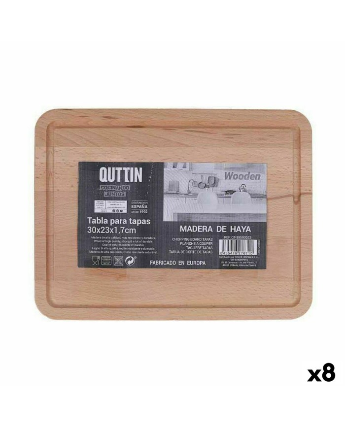 Tagliere Quttin 30 x 23 x 1,7 cm (8 Unità) Tagliere Quttin 30 x 23 x 1,7 cm (8 Unità)
