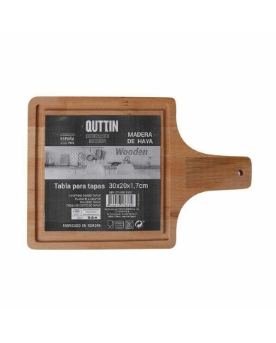 Tagliere per servire Quttin Con manico 30 x 20 x 1,7 cm (8 Unità) Tagliere per servire Quttin Con manico 30 x 20 x 1,7 cm (8 Unità)