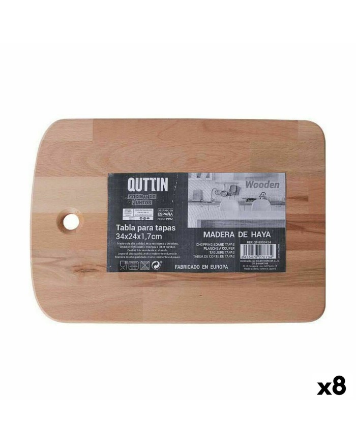 Tagliere Quttin 34 x 24 x 1,7 cm (8 Unità) Tagliere Quttin 34 x 24 x 1,7 cm (8 Unità)