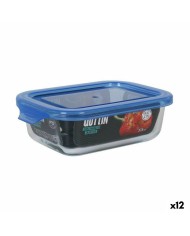 Porta Pranzo Quadrato con Coperchio Quttin Verde 750 ml (6 Unità) Porta Pranzo Quadrato con Coperchio Quttin Verde 750 ml (6 Unità)