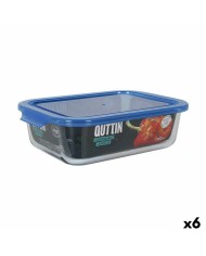 Portapranzo Rettangolare con Coperchio Quttin Azzurro Rettangolare 14,5 x 11 x 5 cm (12 Unità) Portapranzo Rettangolare con Coperchio Quttin Azzurro Rettangolare 14,5 x 11 x 5 cm (12 Unità)