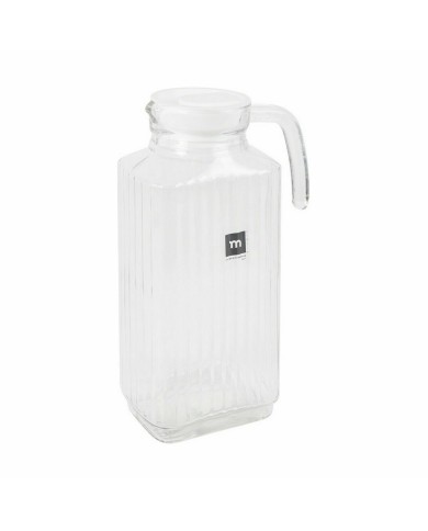 Boccale con Coperchio e Dosatore La Mediterránea Chrysler 1,8 L Vetro (6 Unità) Boccale con Coperchio e Dosatore La Mediterránea Chrysler 1,8 L Vetro (6 Unità)