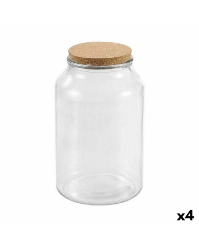 Vaso La Mediterránea 3,8 L Vetro (4 Unità)