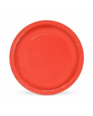 Set di piatti Algon Monouso Cartone Rosso 10 Pezzi 20 x 20 x 1,5 cm (36 Unità)