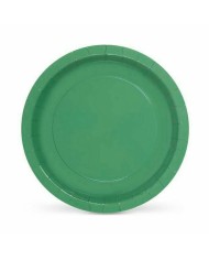 Set di piatti Algon Monouso Cartone Verde 10 Pezzi 20 x 20 x 1,5 cm (36 Unità)