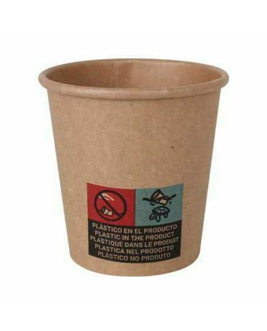 Set di Bicchieri Algon Monouso carta kraft 50 Pezzi 80 ml (36 Unità) Set di Bicchieri Algon Monouso carta kraft 50 Pezzi 80 ml (36 Unità)