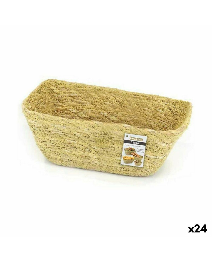 Cestino Multiuso Privilege Erba di mare Rettangolare 18 x 13 x 8 cm 18 x 11 x 8 cm (24 Unità) Cestino Multiuso Privilege Erba di mare Rettangolare 18 x 13 x 8 cm 18 x 11 x 8 cm (24 Unità)
