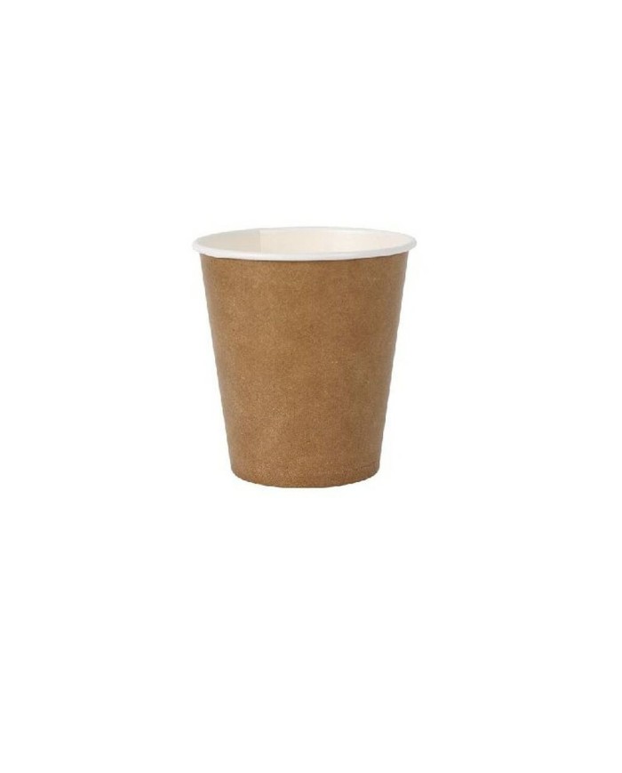 Set di Bicchieri Algon Monouso carta kraft 20 Pezzi 120 ml (24 Unità)