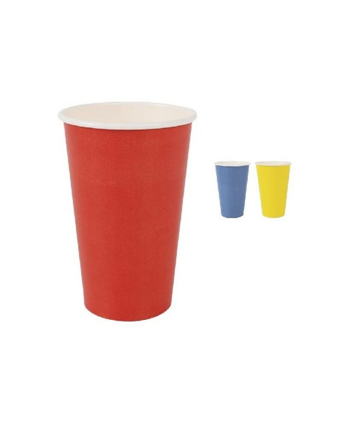 Set di Bicchieri Algon Monouso Cartone Multicolore 10 Pezzi 450 ml (16 Unità)