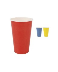 Set di Bicchieri Algon Monouso Cartone Multicolore 10 Pezzi 450 ml (16 Unità)