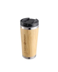Tazza Thermos con Coperchio ThermoSport Bambù 450 ml (9 Unità)