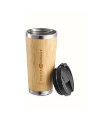 Tazza Thermos con Coperchio ThermoSport Bambù 450 ml (9 Unità)