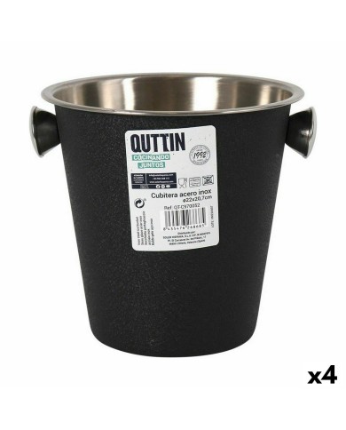 Secchiello per il ghiaccio Quttin Crocodile Ø 22 cm Acciaio inossidabile (4 Unità) Secchiello per il ghiaccio Quttin Crocodile Ø 22 cm Acciaio inossidabile (4 Unità)