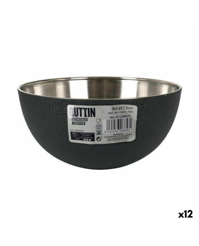 Ciotola Quttin Crocodile Acciaio 17,2 x 8 cm (12 Unità)