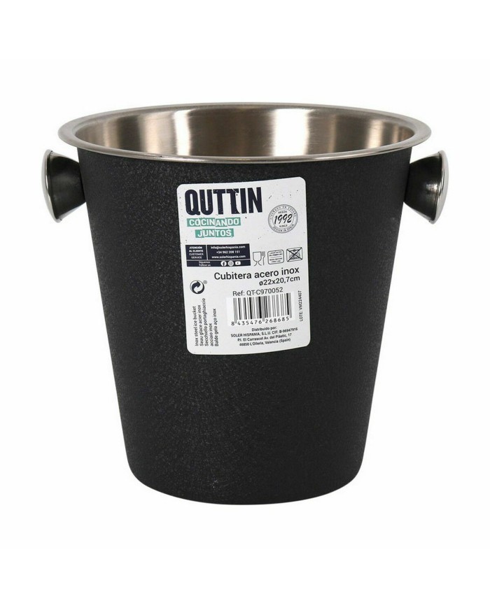 Secchiello per il ghiaccio Quttin Crocodile Ø 22 cm Acciaio inossidabile (4 Unità) Secchiello per il ghiaccio Quttin Crocodile Ø 22 cm Acciaio inossidabile (4 Unità)