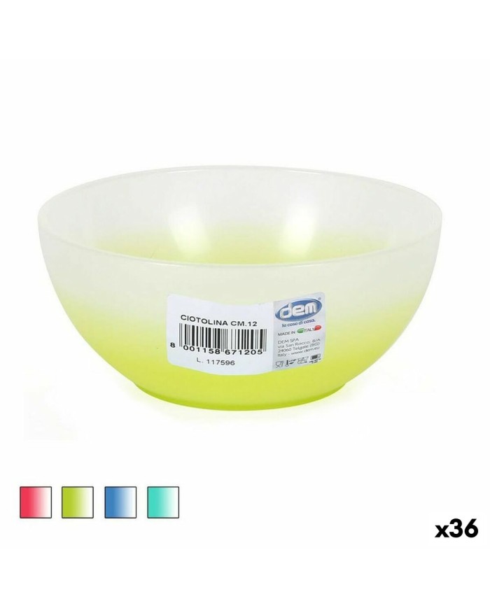 Ciotola Dem Cristalway Plastica 300 ml ø 12 x 5 cm (36 Unità) Ciotola Dem Cristalway Plastica 300 ml ø 12 x 5 cm (36 Unità)