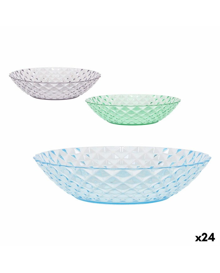 Piatto Fondo La Mediterránea Plastica 20 x 20 x 4,5 cm (24 Unità) Piatto Fondo La Mediterránea Plastica 20 x 20 x 4,5 cm (24 Unità)