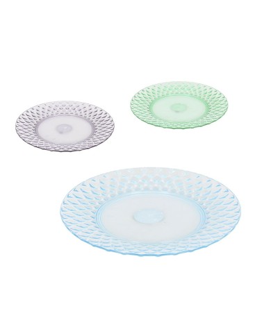 Piatto da pranzo La Mediterránea Plastica 19 x 19 x 2 cm (24 Unità) Piatto da pranzo La Mediterránea Plastica 19 x 19 x 2 cm (24 Unità)