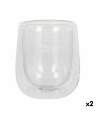 Set di Bicchieri Inde Santa Clara Vetro Borosilicato 250 ml 2 Pezzi