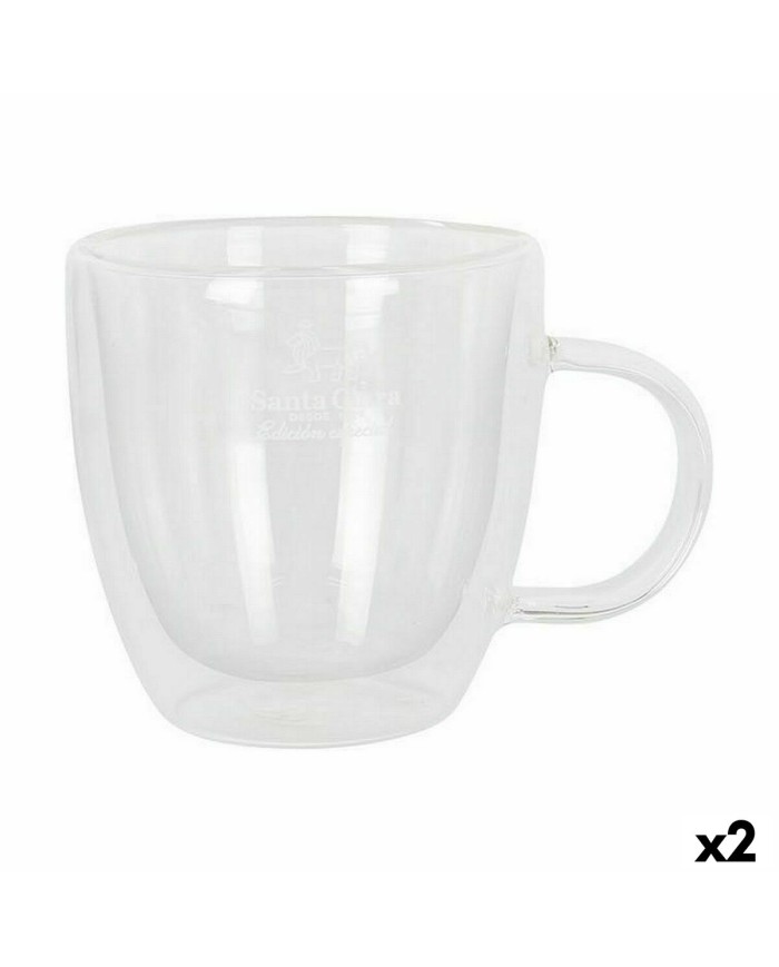 Set di Tazze Santa Clara Vetro Borosilicato 150 ml Termico 2 Unità (2 Pezzi) Set di Tazze Santa Clara Vetro Borosilicato 150 ml Termico 2 Unità (2 Pezzi)