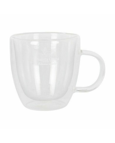 Set di Tazze Santa Clara Vetro Borosilicato 150 ml Termico 2 Unità (2 Pezzi)