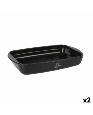 Pirofila da Forno Santa Clara Silicone Vetro Borosilicato Rettangolare 35 x 22,5 x 5,5 cm (2 Unità) Pirofila da Forno Santa Clara Silicone Vetro Borosilicato Rettangolare 35 x 22,5 x 5,5 cm (2 Unità)