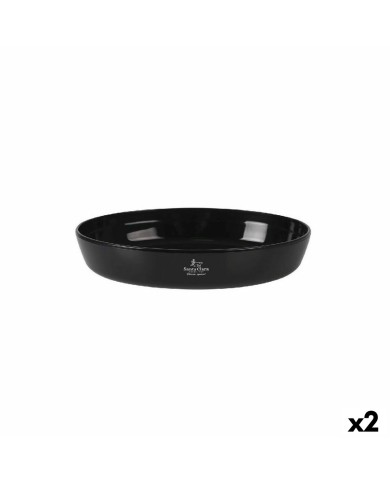 Pirofila da Forno Santa Clara Silicone Vetro Borosilicato Ovale 30 x 21 x 6,5 cm (2 Unità) Pirofila da Forno Santa Clara Silicone Vetro Borosilicato Ovale 30 x 21 x 6,5 cm (2 Unità)