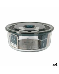 Porta pranzo Ermetico Quttin Rettangolare 375 ml (12 Unità) Porta pranzo Ermetico Quttin Rettangolare 375 ml (12 Unità)