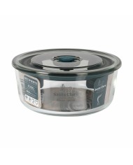 Porta pranzo Ermetico Santa Clara Grigio 850 ml 15,6 x 6,8 cm (4 Unità)