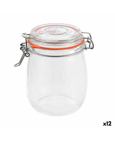 Vaso La Mediterránea Ermetico Vetro 750 ml (12 Unità)
