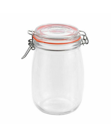 Vaso La Mediterránea Ermetico Vetro 1 L (12 Unità)