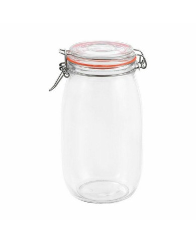 Vaso La Mediterránea Ermetico Vetro 1,5 L (12 Unità)