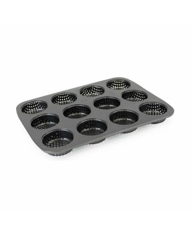 Stampo per Tortini Quttin 29 x 22 x 2,2 cm Perforato 8 Unità Stampo per Tortini Quttin 29 x 22 x 2,2 cm Perforato 8 Unità