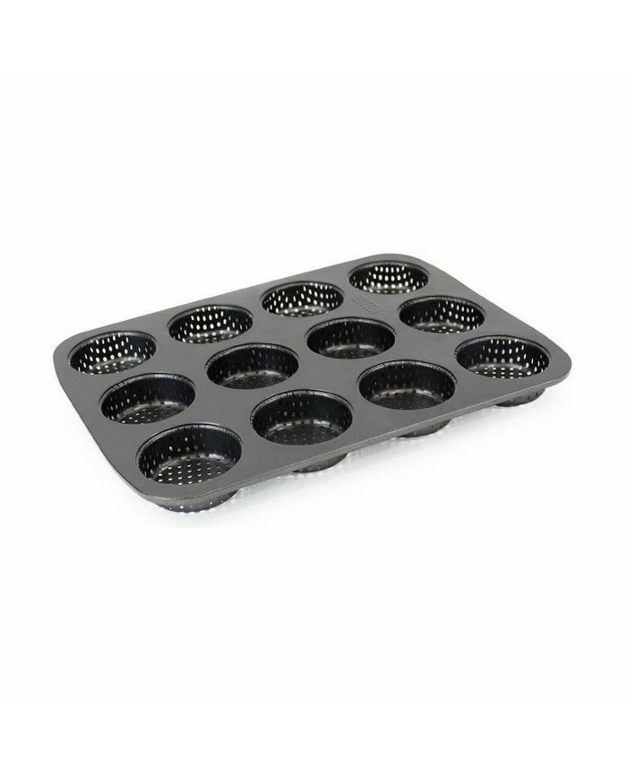 Stampo per Tortini Quttin 29 x 22 x 2,2 cm Perforato 8 Unità