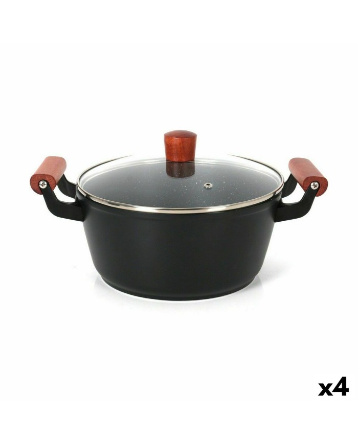 Casseruola con coperchio in vetro Quttin Doha 30 x 20 x 11 cm (4 Unità) Casseruola con coperchio in vetro Quttin Doha 30 x 20 x 11 cm (4 Unità)