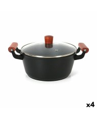Casseruola con coperchio in vetro Quttin Doha 30 x 20 x 11 cm (4 Unità) Casseruola con coperchio in vetro Quttin Doha 30 x 20 x 11 cm (4 Unità)