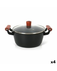 Casseruola con coperchio in vetro Quttin Doha 39 x 28 x 15 cm (4 Unità) Casseruola con coperchio in vetro Quttin Doha 39 x 28 x 15 cm (4 Unità)
