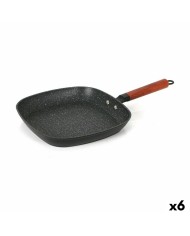 Padella griglia strisce Quttin Doha Alluminio Forgiato 39 x 28 x 15 cm (6 Unità) Padella griglia strisce Quttin Doha Alluminio Forgiato 39 x 28 x 15 cm (6 Unità)