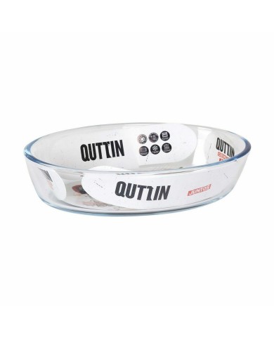 Teglia da Cucina Quttin 700 ml Vetro Ovale (6 Unità) Teglia da Cucina Quttin 700 ml Vetro Ovale (6 Unità)