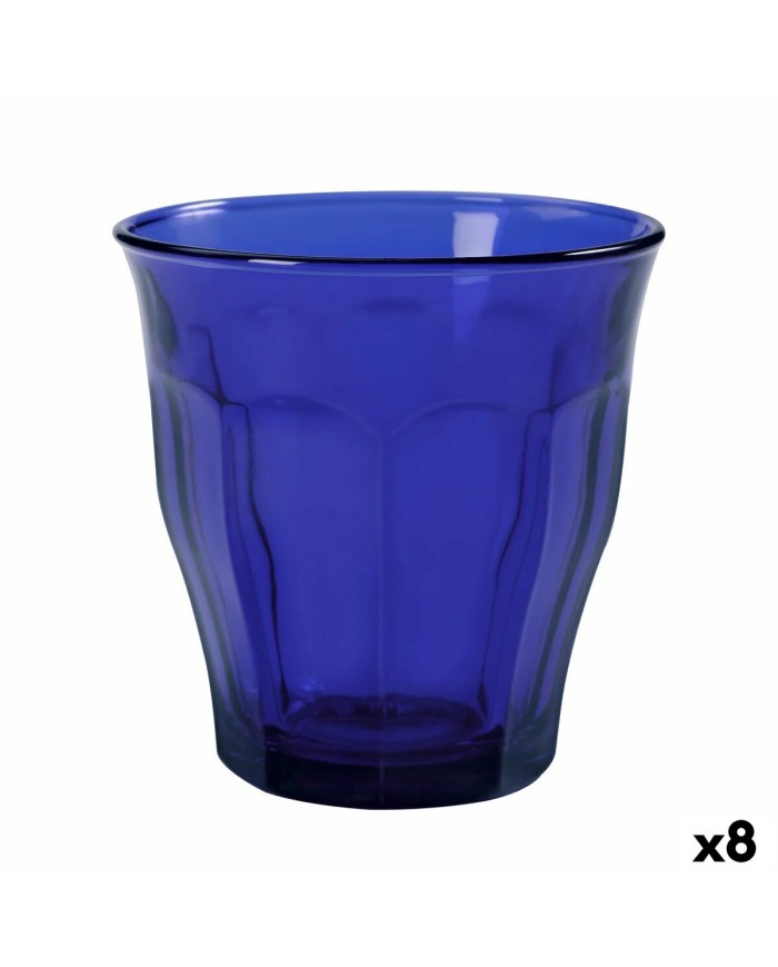 Set di Bicchieri Duralex Picardie Azzurro 6 Pezzi 310 ml (8 Unità)