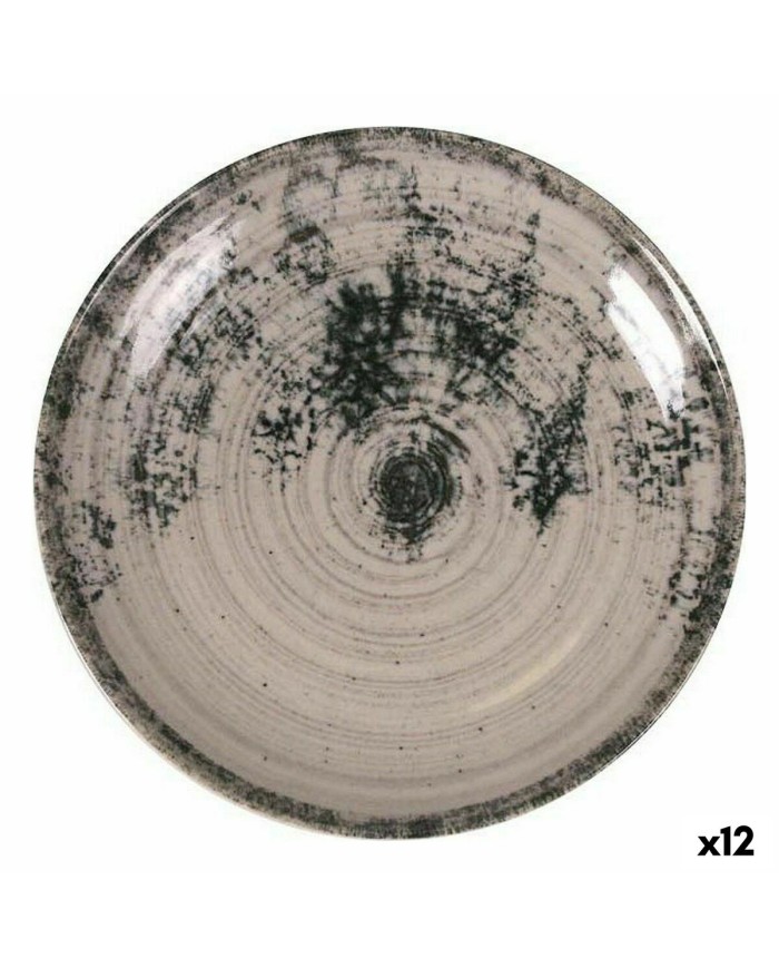 Piatto per Dolce La Mediterránea Aspe Grigio Ø 19,8 x 2,7 cm (12 Unità)