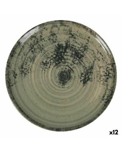 Piatto da pranzo La Mediterránea Aspe Verde Ø 26 x 2,5 cm (12 Unità)