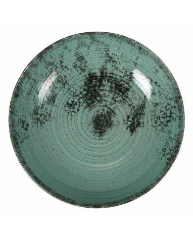 Piatto Fondo La Mediterránea Aspe Turchese Ø 22,7 x 5 cm (12 Unità)